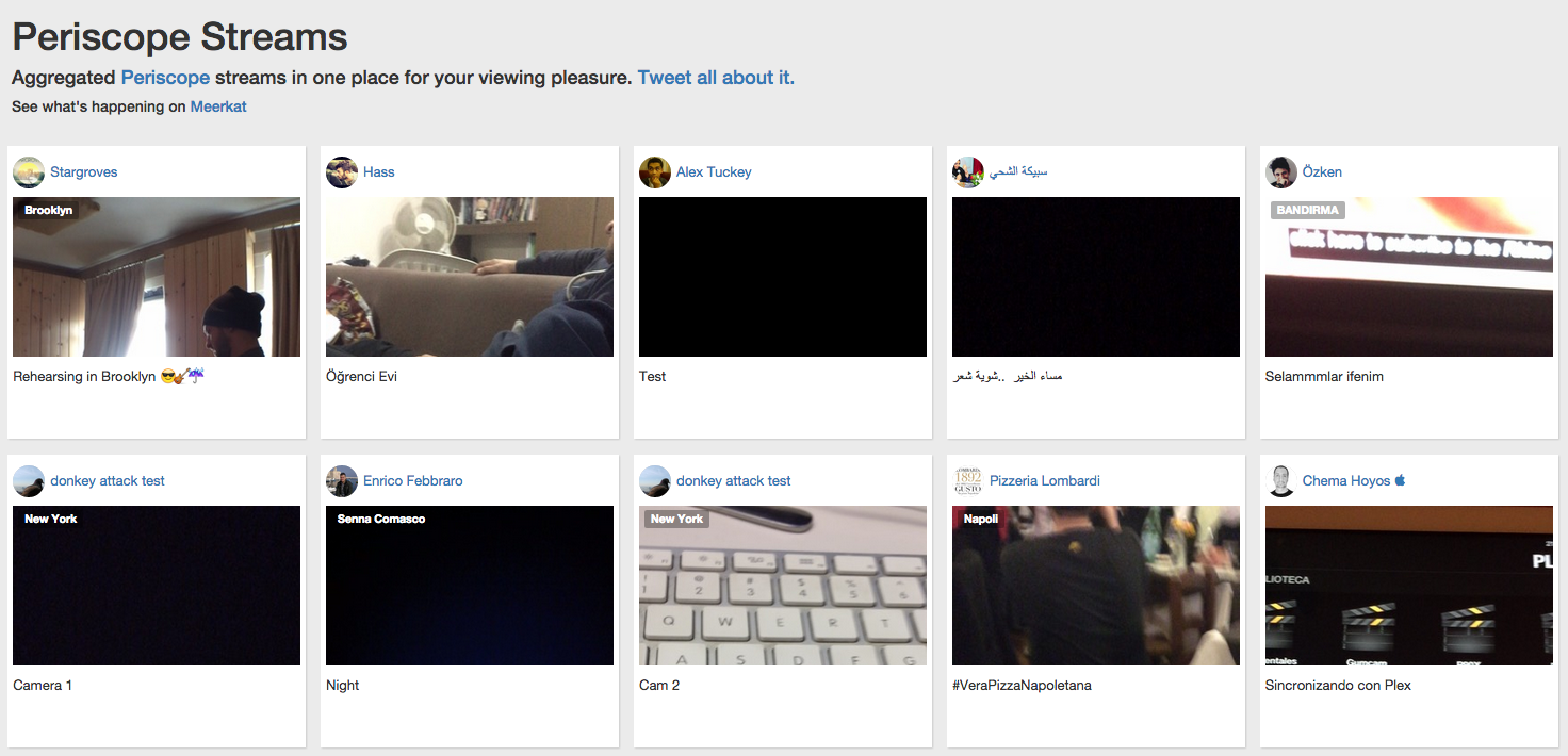 This Site Shows Everything Streaming On Periscope Right Now 