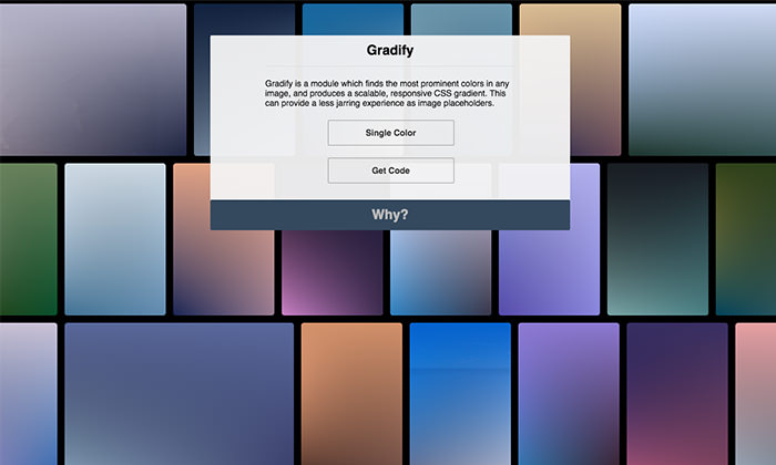 GradifyCSS: gradient generator