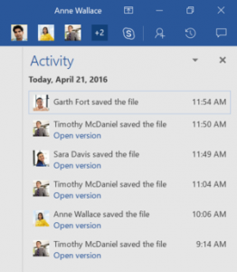 Microsoft Enhances Office 2016 collaboration with tools that track team input