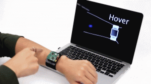 kinInterface: Skin-based Smart Watch Human Interface