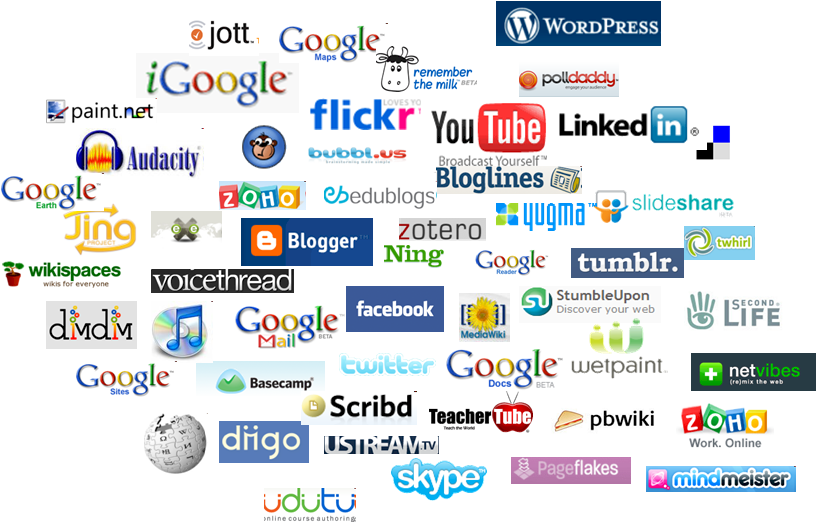 Logos social and names media Free Social